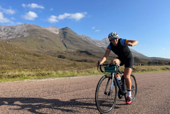 Our cyclists have always loved cycling in the Highlands. 