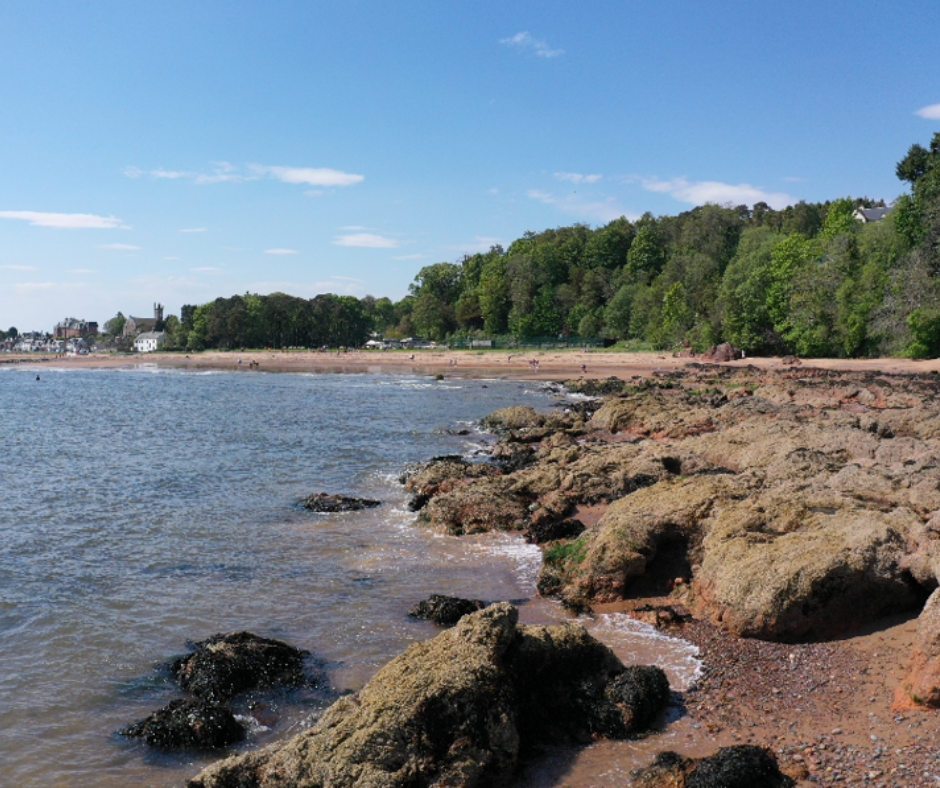 Rosemarkie Beach on the Black Isle with views across the Moray Firth