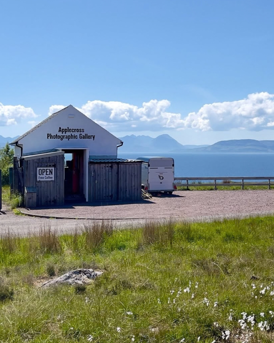 Extérieur de la cuisine d'Applecross.